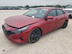 Salvage cars for sale at San Antonio, TX auction: 2022 Hyundai Elantra SEL