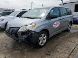 Salvage cars for sale from Copart Chicago Heights, IL: 2011 Toyota Sienna Base