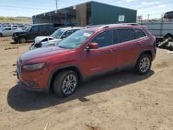 Salvage cars for sale from Copart Colorado Springs, CO: 2019 Jeep Cherokee Latitude Plus