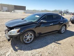 Salvage cars for sale at Kansas City, KS auction: 2012 Nissan Maxima S