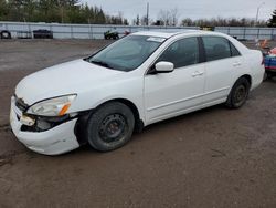 Salvage cars for sale from Copart Ontario Auction, ON: 2007 Honda Accord EX