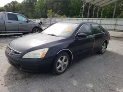 Flood-damaged cars for sale at auction: 2005 Honda Accord EX