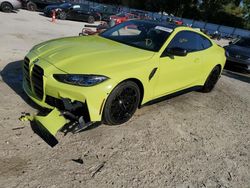 Salvage cars for sale from Copart Ocala, FL: 2021 BMW M4 Competition