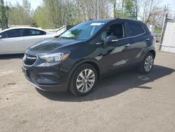 Salvage cars for sale from Copart Portland, OR: 2018 Buick Encore Preferred