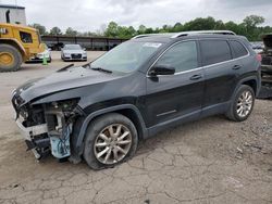 Salvage cars for sale at Florence, MS auction: 2015 Jeep Cherokee Limited