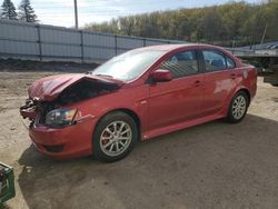 Salvage cars for sale at West Mifflin, PA auction: 2014 Mitsubishi Lancer ES/ES Sport