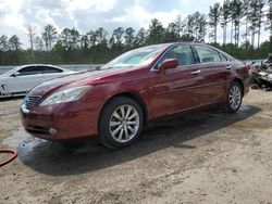 Salvage cars for sale from Copart Harleyville, SC: 2008 Lexus ES 350