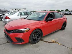Salvage cars for sale at Grand Prairie, TX auction: 2023 Honda Civic Sport