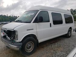 Salvage trucks for sale at Ellenwood, GA auction: 2002 GMC Savana RV G3500