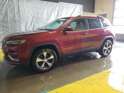 Jeep salvage cars for sale: 2019 Jeep Cherokee Limited