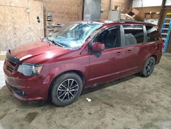 Salvage cars for sale at Ebensburg, PA auction: 2018 Dodge Grand Caravan GT