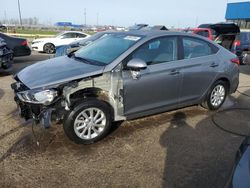 Salvage cars for sale at Woodhaven, MI auction: 2022 Hyundai Accent SE