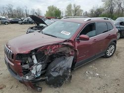 Salvage cars for sale at Baltimore, MD auction: 2019 Jeep Cherokee Latitude