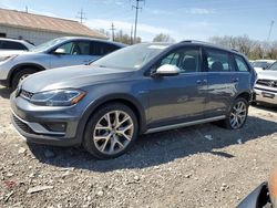 Salvage cars for sale from Copart Columbus, OH: 2019 Volkswagen Golf Alltrack S