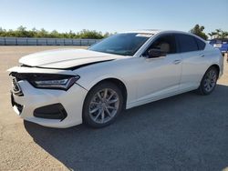 Salvage cars for sale from Copart Fresno, CA: 2021 Acura TLX