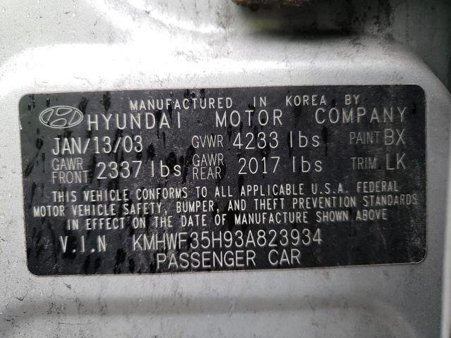 2003 Hyundai Sonata GLS