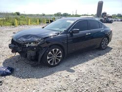 Honda Accord Sport salvage cars for sale: 2015 Honda Accord Sport