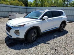 Vehiculos salvage en venta de Copart Augusta, GA: 2020 Hyundai Santa FE SEL
