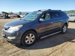 Salvage cars for sale at San Martin, CA auction: 2012 Chevrolet Traverse LT