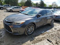 Salvage cars for sale from Copart Madisonville, TN: 2016 Toyota Avalon Hybrid