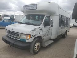 Salvage cars for sale from Copart Des Moines, IA: 2002 Ford Econoline E450 Super Duty Cutaway Van