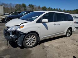 Toyota Sienna XLE salvage cars for sale: 2017 Toyota Sienna XLE