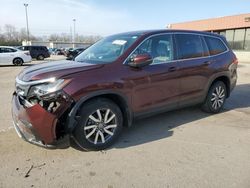 Salvage cars for sale at Fort Wayne, IN auction: 2021 Honda Pilot EX