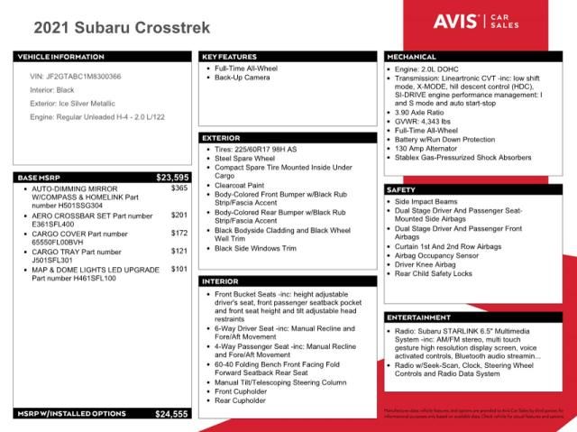 2021 Subaru Crosstrek