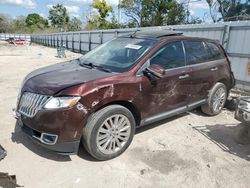 Salvage cars for sale at Riverview, FL auction: 2012 Lincoln MKX