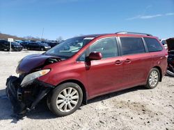 Salvage cars for sale at West Warren, MA auction: 2011 Toyota Sienna XLE