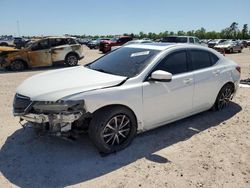 Salvage cars for sale at Houston, TX auction: 2015 Acura TLX Tech
