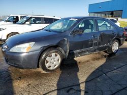 Salvage cars for sale at Woodhaven, MI auction: 2005 Honda Accord LX