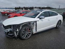 Salvage cars for sale from Copart Pennsburg, PA: 2018 Audi S5 Prestige