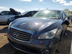 Salvage cars for sale at Elgin, IL auction: 2011 Infiniti M37 X