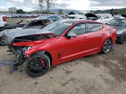 KIA Stinger gt2 Vehiculos salvage en venta: 2018 KIA Stinger GT2