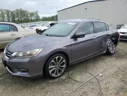 Salvage cars for sale at Spartanburg, SC auction: 2015 Honda Accord Sport