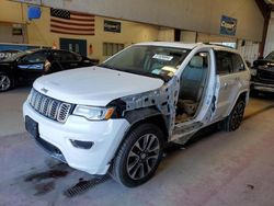 Salvage cars for sale at Angola, NY auction: 2017 Jeep Grand Cherokee Overland
