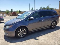 Salvage cars for sale from Copart Gaston, SC: 2015 Honda Odyssey Touring