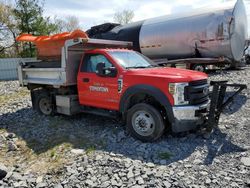 Salvage cars for sale from Copart Albany, NY: 2019 Ford F550 Super Duty