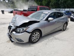 Salvage cars for sale at Ocala, FL auction: 2015 Mazda 3 Touring