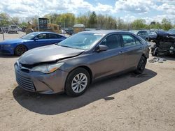 Salvage cars for sale at Chalfont, PA auction: 2015 Toyota Camry LE