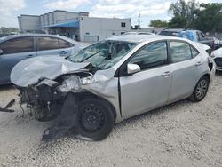 Salvage cars for sale at Opa Locka, FL auction: 2018 Toyota Corolla L