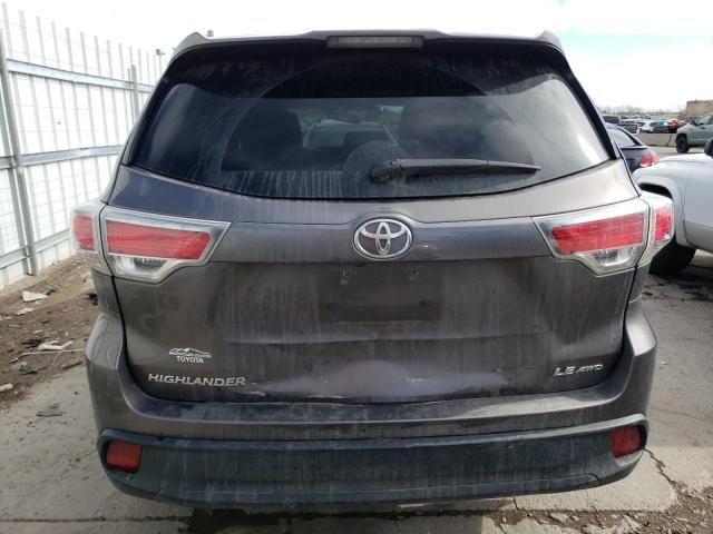 2014 Toyota Highlander LE