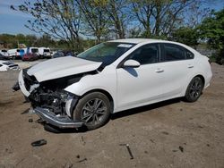 Salvage cars for sale from Copart Baltimore, MD: 2022 KIA Forte FE