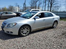 Chevrolet salvage cars for sale: 2009 Chevrolet Malibu LTZ