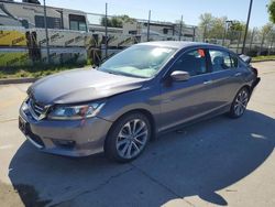 Salvage cars for sale from Copart Sacramento, CA: 2015 Honda Accord Sport