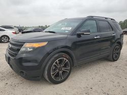 Salvage cars for sale at Houston, TX auction: 2014 Ford Explorer Sport