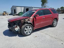 Salvage cars for sale from Copart Tulsa, OK: 2013 GMC Acadia Denali