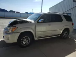 Salvage cars for sale at Dyer, IN auction: 2007 Toyota Sequoia Limited