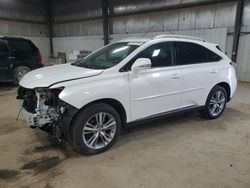 Salvage cars for sale at Des Moines, IA auction: 2015 Lexus RX 350 Base